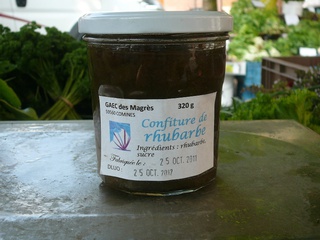 onfiture de rhubarbe à Comines