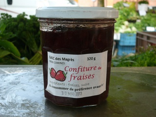 confiture de fraises à Comines