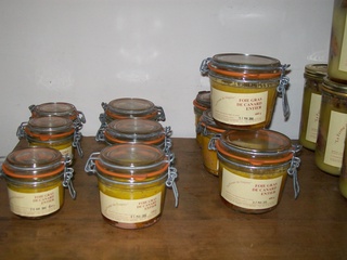 Foie gras de canard à Mézin