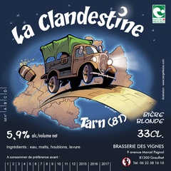 Bière la Clandestine 33 cl à Graulhet